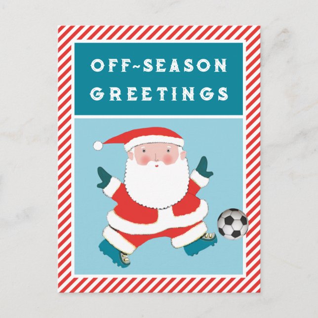 Tarjetas de Navidad de Fútbol (Anverso)