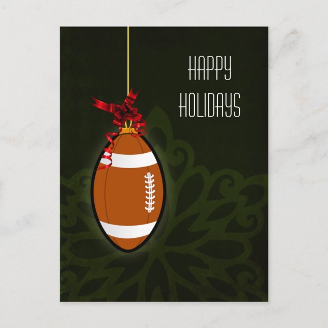 tarjetas de Navidad de fútbol (Anverso)
