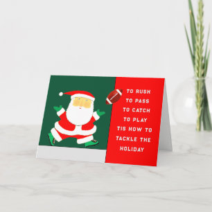 Tarjetas de Navidad de Fútbol Americano