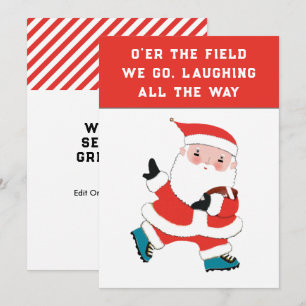 Tarjetas de Navidad de Fútbol Americano
