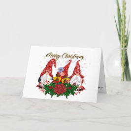 Tarjetas de Navidad de Gnomos Feliz Navidad