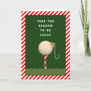 Tarjetas de Navidad de Golf