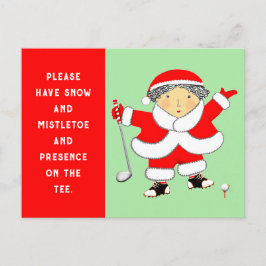 Tarjetas de Navidad de Golf
