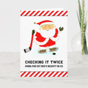 Tarjetas de Navidad de Hockey