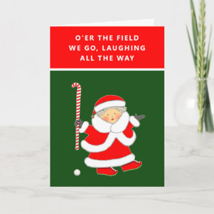 Tarjetas de Navidad de Hockey sobre Césped para Ch