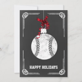 tarjetas de Navidad de jugador de béisbol de pizar