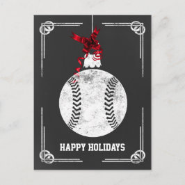 tarjetas de Navidad de jugador de béisbol de pizar