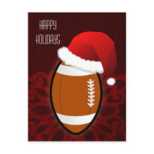tarjetas de Navidad de jugador de fútbol