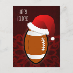 tarjetas de Navidad de jugador de fútbol