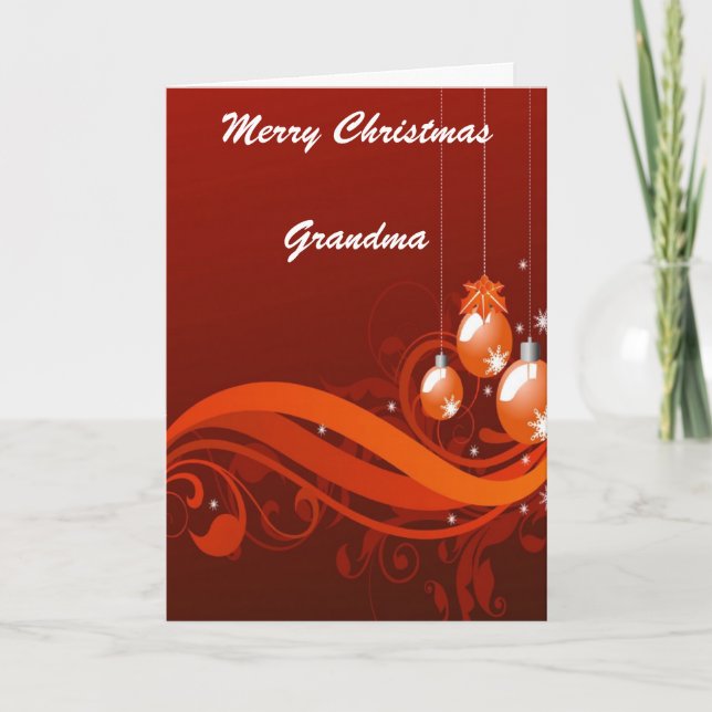 Tarjetas de Navidad de la abuela (Anverso)
