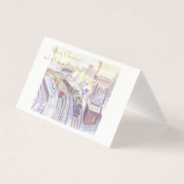 Tarjetas de Navidad de la estación de Tynemouth (Anverso)