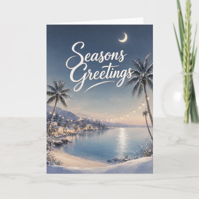 Tarjetas de Navidad de la Isla de las Felicitacion (Anverso)