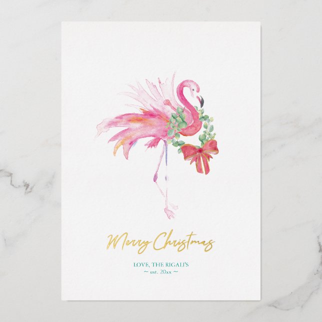 Tarjetas de Navidad de la playa de Florida  (Anverso)