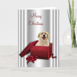 Tarjetas de Navidad de Labrador Retriever Dorado