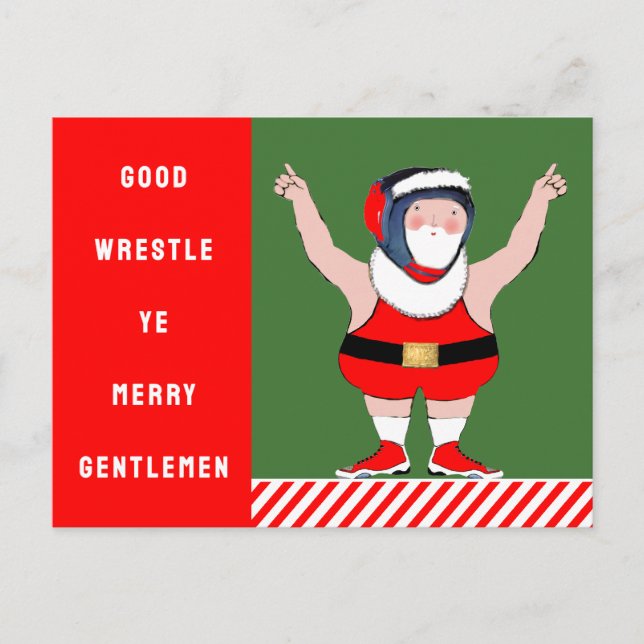 Tarjetas de Navidad de Lucha Libre (Anverso)