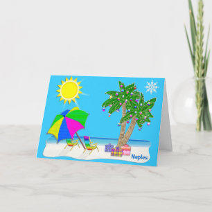 Tarjetas de Navidad de Nápoles la Florida. 