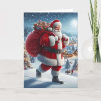 Tarjetas de Navidad de Papá Noel