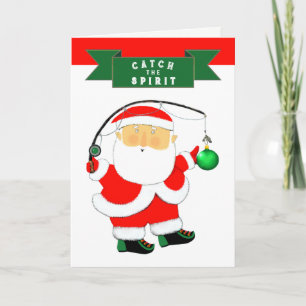 Tarjetas de Navidad de pesca