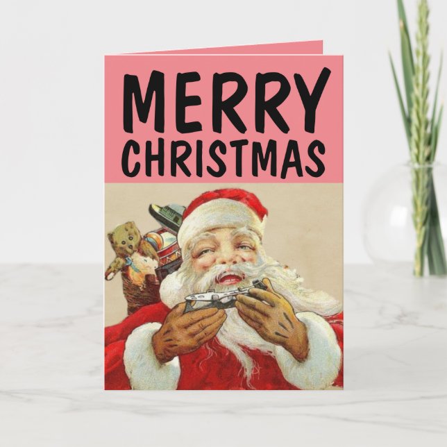 TARJETAS DE NAVIDAD DE SANTA CLAUS ANTIGUAS (Anverso)