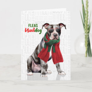 Tarjetas de Navidad de Staffordshire Terrier Perro