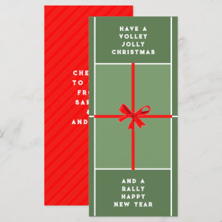 Tarjetas de Navidad de Tenis Creativas