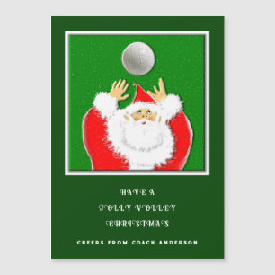 Tarjetas de Navidad de vacaciones de voleibol