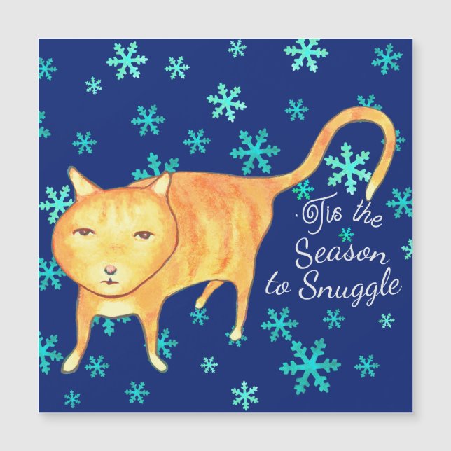 Tarjetas de Navidad de Warm Fuzzies & Winter Flurr (Anverso)