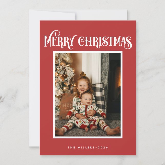 Tarjetas de navidad decorativas para merry (Anverso)