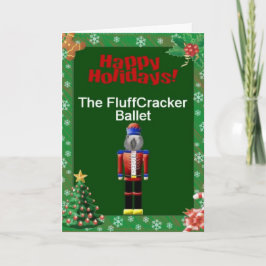 Tarjetas de Navidad del ballet de Fluffcracker del