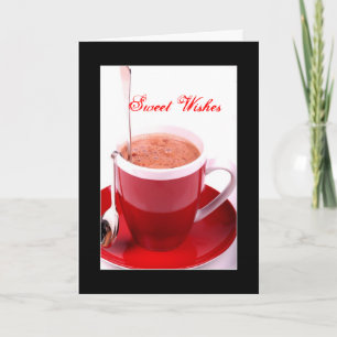 Tarjetas de Navidad del chocolate caliente