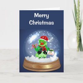 Tarjetas de Navidad del loro de Santa