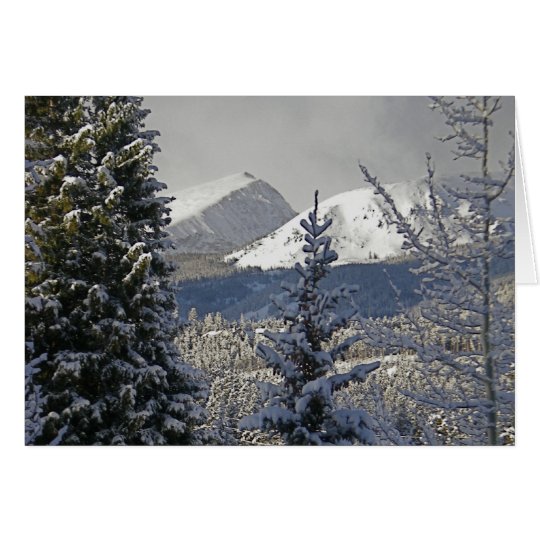 Tarjetas de Navidad del paisaje del invierno