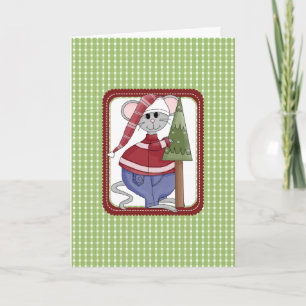 Tarjetas de Navidad del Ratón de Campo