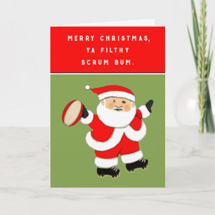 tarjetas de Navidad del rugbi
