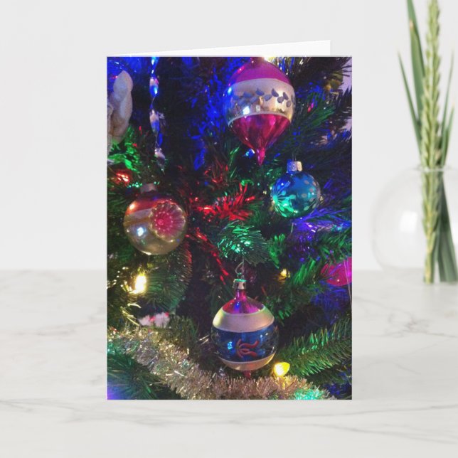 Tarjetas de Navidad del vintage (Anverso)