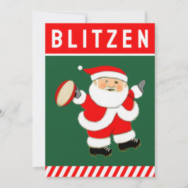 Tarjetas de Navidad divertidas de Rugby