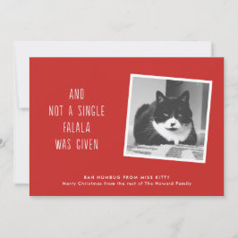 Tarjetas de Navidad divertidas del mascota para la