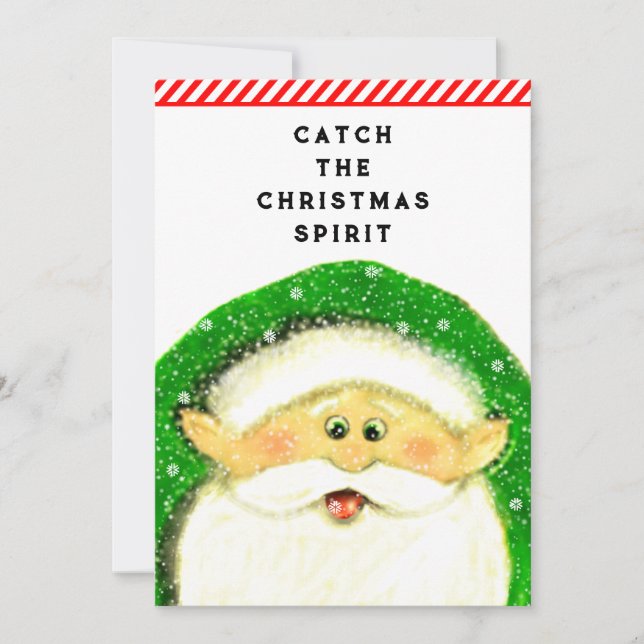 Tarjetas de Navidad divertidas para niños (Anverso)