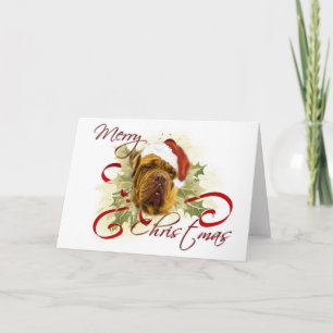 Tarjetas de Navidad Dogue de Bordeaux