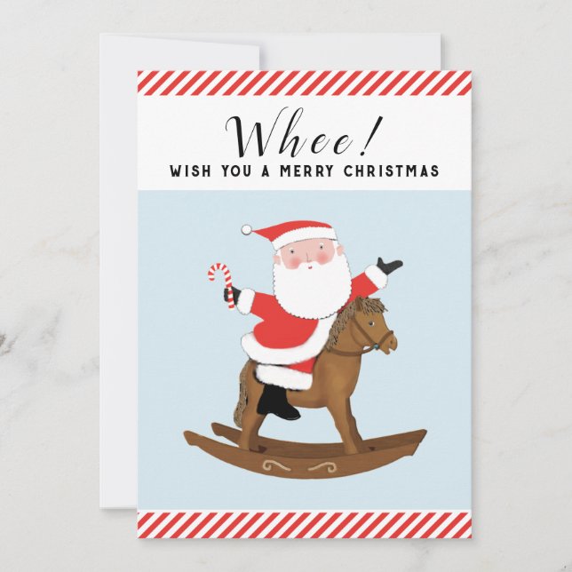 Tarjetas de Navidad ecuestres (Anverso)