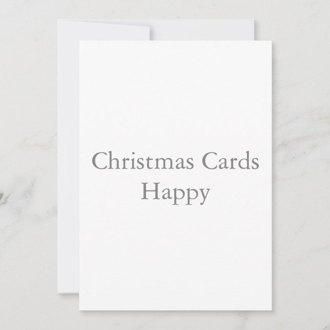 tarjetas de Navidad felices (Anverso)