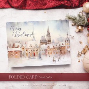 Tarjetas de Navidad, Feliz Navidad Paisaje Inverna