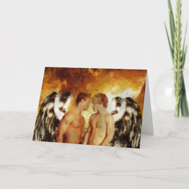 tarjetas de Navidad gay (Anverso)