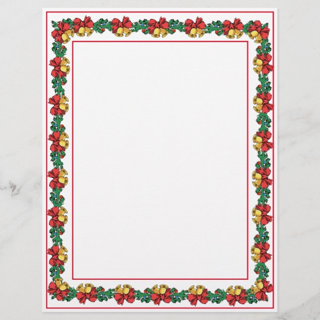 Tarjetas de Navidad & Guirnaldas Letterhead (Anverso)