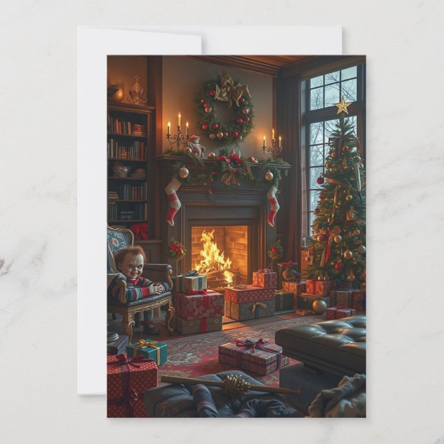 tarjetas de navidad hechas a mano (Anverso)