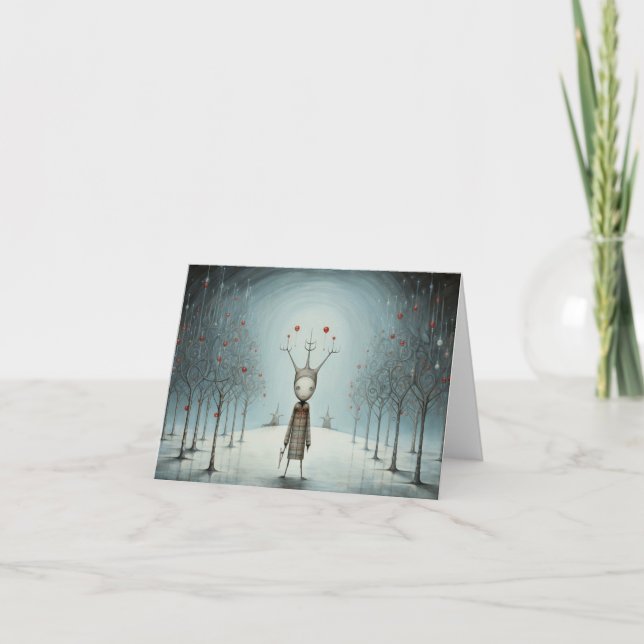 Tarjetas de Navidad Inusuales (Anverso)