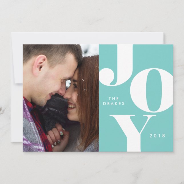 Tarjetas de Navidad JOY / Fiestas (Anverso)