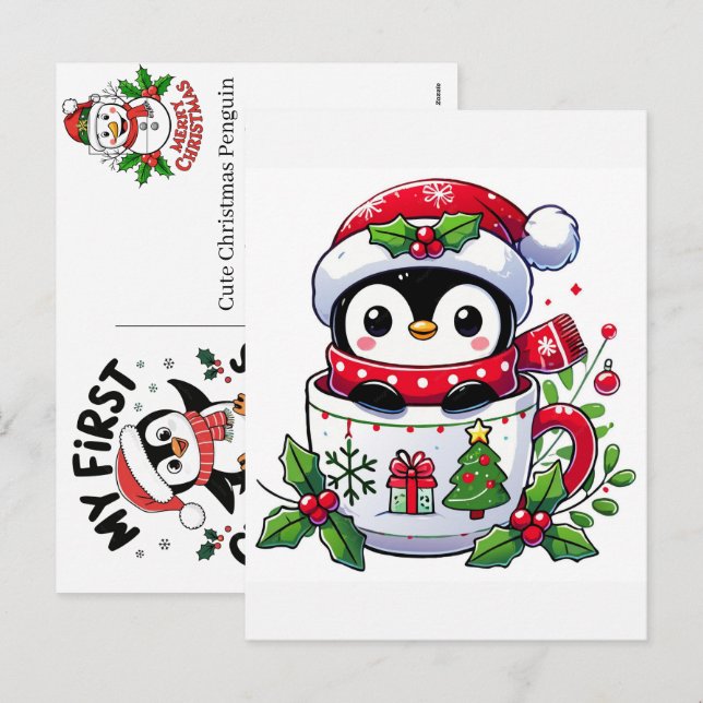 Tarjetas de Navidad Lang Coll Festivas de Cumpleañ (Anverso / Reverso)