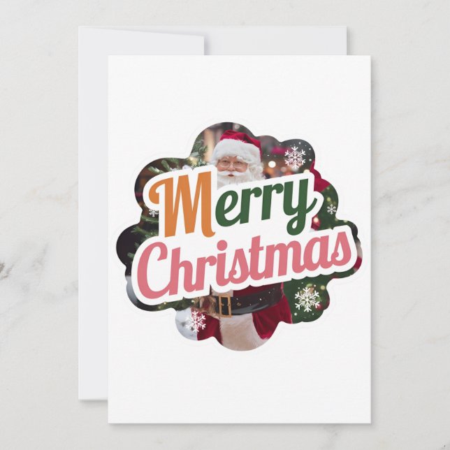 Tarjetas de Navidad Lindas: Nuevo Modelo Adorable (Anverso)