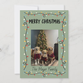 Tarjetas de Navidad Luces de Navidad